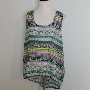 Mileage women's plus size blouse tank top